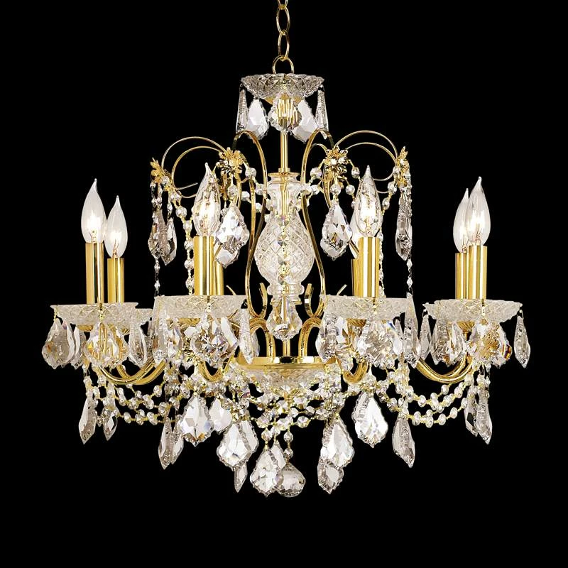 James R. Moder Belle Wave Gold 24" Wide Traditional Crystal Chandelier 3 James R. Moder Belle Wave Gold 24" Wide Traditional Crystal Chandelier