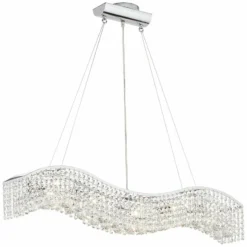 James R. Moder Crystal Wave 36" Contemporary Chandelier -Outlet The Radiantix Store james r moder crystal wave 36 inch contemporary chandelier 49774