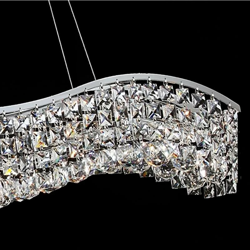 James R. Moder Impact Wave 36" Wide Imperial Crystal Pendant 4 James R. Moder Impact Wave 36" Wide Imperial Crystal Pendant - Image 2
