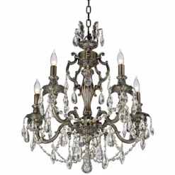 James R. Moder Sierra 20" Wide Antique Brass Chandelier -Outlet The Radiantix Store james r moder sierra 20 inch wide antique brass chandelier 3y574views1