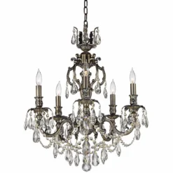 James R. Moder Sierra 20" Wide Antique Brass Chandelier -Outlet The Radiantix Store james r moder sierra 20 inch wide antique brass chandelier 3y574views2