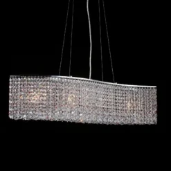 James R. Moder Wave 33" Wide Imperial Crystal Pendant