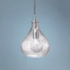 Jamie Young 7"W Clear Glass Small Curved Pendant Light -Outlet The Radiantix Store jamie young 7 inchw clear glass small curved pendant light y0103cropped