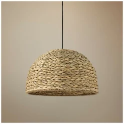 Jamie Young Shoreline 22"W Natural Sea Grass Pendant Light