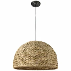 Jamie Young Shoreline 22"W Natural Sea Grass Pendant Light -Outlet The Radiantix Store jamie young shoreline 22 inchw natural sea grass pendant light 1v213views1