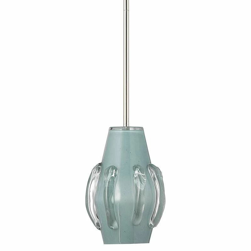 Jamie Young Talon 9"W Cornflower Blue Art Glass Mini Pendant 3 Jamie Young Talon 9"W Cornflower Blue Art Glass Mini Pendant