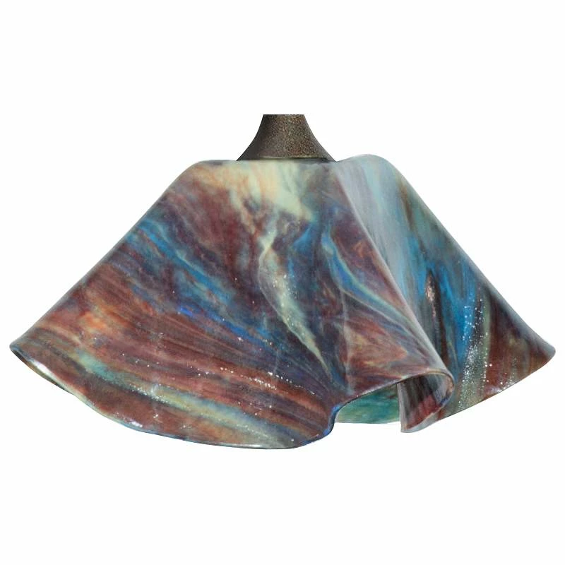 Jezebel Lily 11 Wide Daylily And Brown Mini Pendant 4 Jezebel Lily 11 Wide Daylily And Brown Mini Pendant - Image 2