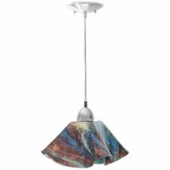 Jezebel Lily 11 Wide Daylily And Nickel Mini Pendant