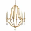 John Richard 37 1/2"W Light Gold Crystal 8-Light Chandelier -Outlet The Radiantix Store john richard 37 and one half inchw light gold crystal 8 light chandelier 11c04