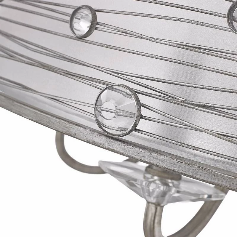 Golden Lighting Joia Collection 28 1/2" Wide Peruvian Silver Pendant 6 Golden Lighting Joia Collection 28 1/2" Wide Peruvian Silver Pendant - Image 4