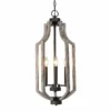 Jolla 12 3/4"W Distressed Weathered Wood 3-Light Chandelier -Outlet The Radiantix Store jolla 12 and three quarter inchw distressed weathered wood 3 light chandelier 646p5