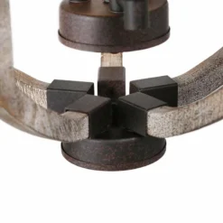 Jolla 12 3/4"W Distressed Weathered Wood 3-Light Chandelier -Outlet The Radiantix Store jolla 12 and three quarter inchw distressed weathered wood 3 light chandelier 646p5views4