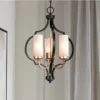 Jonas 14 1/2" Wide Black And Gold 3-Light Chandelier -Outlet The Radiantix Store jonas 14 and one half inch wide black and gold 3 light chandelier 244e3cropped