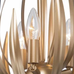 Jonas 15" Wide Gold Black Metal 3-Light Lantern Chandelier -Outlet The Radiantix Store jonas 15 inch wide gold black metal 3 light lantern chandelier 505e5views3