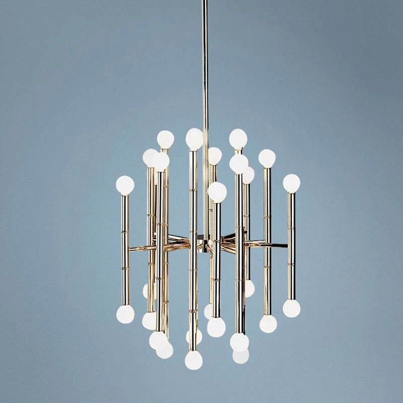 Jonathan Adler Meurice Collection 30-Light Nickel Chandelier 4 Jonathan Adler Meurice Collection 30-Light Nickel Chandelier - Image 2