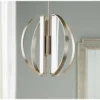Justice Design Liv 18" Wide Brushed Nickel LED Chandelier -Outlet The Radiantix Store justice design liv 18 inch wide brushed nickel led chandelier 865h1cropped