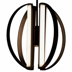 Justice Design Liv 18" Wide Matte Black LED Chandelier -Outlet The Radiantix Store justice design liv 18 inch wide matte black led chandelier 864h1views1