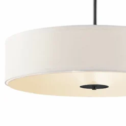 Kichler 24" Wide 3-Light White Drum Modern Pendant 7 Kichler 24" Wide 3-Light White Drum Modern Pendant -Outlet The Radiantix Store kichler 24 inch wide 3 light white drum modern pendant 879c2views2