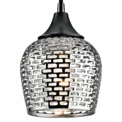 Kichler Annata 6 1/4" Wide Silver Ceramic Mini Pendant -Outlet The Radiantix Store kichler annata 6 and one quarter inch wide silver ceramic mini pendant 6p662views2