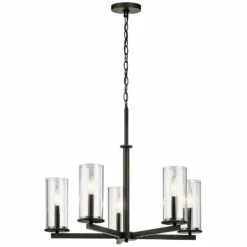 Kichler Crosby 26 1/4" Wide Olde Bronze 5-Light Chandelier -Outlet The Radiantix Store kichler crosby 26 and one quarter inch wide olde bronze 5 light chandelier 18p10views1