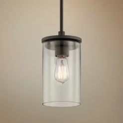 Kichler Crosby 6" Wide Olde Bronze 1-Light Mini Pendant