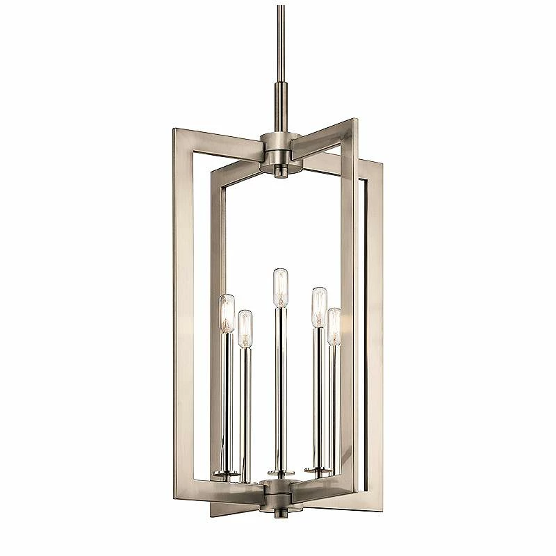 Kichler Cullen 18" Wide Classic Pewter 5-Light Foyer Pendant 3 Kichler Cullen 18" Wide Classic Pewter 5-Light Foyer Pendant