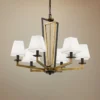 Kichler Dancar 28" Wide Natural Brass 6-Light Chandelier 2 Kichler Dancar 28" Wide Natural Brass 6-Light Chandelier -Outlet The Radiantix Store kichler dancar 28 inch wide natural brass 6 light chandelier 75c71cropped