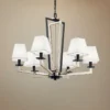 Kichler Dancar 28" Wide Polished Nickel 6-Light Chandelier -Outlet The Radiantix Store kichler dancar 28 inch wide polished nickel 6 light chandelier 75c72cropped