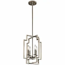 Kichler Downtown Deco 12" Wide Polished Nickel Foyer Pendant 7 Kichler Downtown Deco 12" Wide Polished Nickel Foyer Pendant -Outlet The Radiantix Store kichler downtown deco 12 inch wide polished nickel foyer pendant 16w08views1