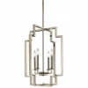Kichler Downtown Deco 18" Wide Polished Nickel Foyer Pendant 2 Kichler Downtown Deco 18" Wide Polished Nickel Foyer Pendant -Outlet The Radiantix Store kichler downtown deco 18 inch wide polished nickel foyer pendant 18p49