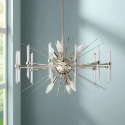 Kichler Eris 23 1/2" Wide Polished Nickel 6-Light Chandelier