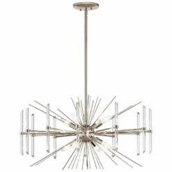Kichler Eris 30" Wide Polished Nickel 8-Light Chandelier 9 Kichler Eris 30" Wide Polished Nickel 8-Light Chandelier -Outlet The Radiantix Store kichler eris 30 inch wide polished nickel 8 light chandelier 64h18views1