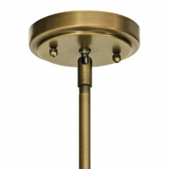 Kichler Everly 10 1/2" Wide Natural Brass Mini Pendant -Outlet The Radiantix Store kichler everly 10 and one half inch wide natural brass mini pendant 75d79views2