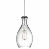 Kichler Everly 7" Wide Chrome And Clear Glass Mini Pendant 1 Kichler Everly 7" Wide Chrome And Clear Glass Mini Pendant -Outlet The Radiantix Store kichler everly 7 inch wide chrome and clear glass mini pendant 6g769