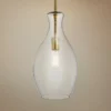 Kichler Everly 8 3/4" Wide Natural Brass Mini Pendant Light -Outlet The Radiantix Store kichler everly 8 and three quarter inch wide natural brass mini pendant light 75d18cropped