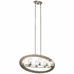 Kichler Grand Bank 16"W Antique Gray 8-Light Oval Chandelier 7 Kichler Grand Bank 16"W Antique Gray 8-Light Oval Chandelier -Outlet The Radiantix Store kichler grand bank 16 inchw antique gray 8 light oval chandelier 16w86views1