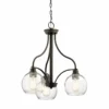 Kichler Harmony 22" Wide Oiled Bronze 3-Light Chandelier -Outlet The Radiantix Store kichler harmony 22 inch wide oiled bronze 3 light chandelier 42k67