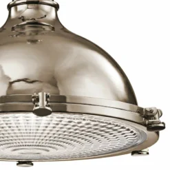 Kichler Hatteras Bay 18" Wide Polished Nickel Pendant Light -Outlet The Radiantix Store kichler hatteras bay 18 inch wide polished nickel pendant light 7g189views1