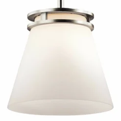Kichler Hendrick 8" Wide Brushed Nickel Mini Pendant -Outlet The Radiantix Store kichler hendrick 8 inch wide brushed nickel mini pendant 6k994views1