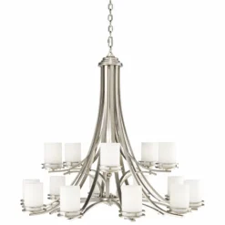 Kichler Hendrik 42 1/4"W Brushed Nickel 15-Light Chandelier