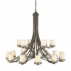 Kichler Hendrik 50 1/4"W Oiled Bronze 18-Light Chandelier 1 Kichler Hendrik 50 1/4"W Oiled Bronze 18-Light Chandelier -Outlet The Radiantix Store kichler hendrik 50 and one quarter inchw oiled bronze 18 light chandelier 21961