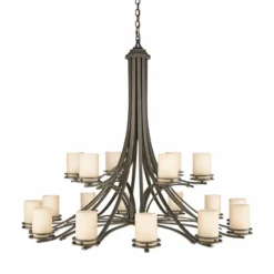 Kichler Hendrik 50 1/4"W Oiled Bronze 18-Light Chandelier