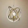 Kichler Ibis 15"W Polished Nickel And Brass Pendant Light -Outlet The Radiantix Store kichler ibis 15 inchw polished nickel and brass pendant light 64h40cropped