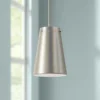 Kichler Intex 6" Wide Brushed Nickel LED Mini Pendant 2 Kichler Intex 6" Wide Brushed Nickel LED Mini Pendant -Outlet The Radiantix Store kichler intex 6 inch wide brushed nickel led mini pendant 42v73cropped