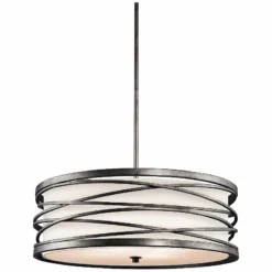 Kichler Krasi 24" Wide 4-Light Warm Bronze Pendant Light -Outlet The Radiantix Store kichler krasi 24 inch wide 4 light warm bronze pendant light 2f651