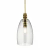 Kichler Lakum 10" Wide Natural Brass Mini Pendant -Outlet The Radiantix Store kichler lakum 10 inch wide natural brass mini pendant 42y06