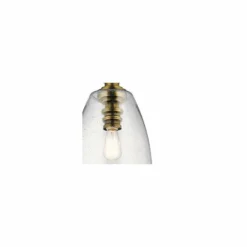 Kichler Lakum 10" Wide Natural Brass Mini Pendant -Outlet The Radiantix Store kichler lakum 10 inch wide natural brass mini pendant 42y06views1