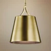 Kichler Maclain 10" Wide Natural Brass Mini Pendant 1 Kichler Maclain 10" Wide Natural Brass Mini Pendant -Outlet The Radiantix Store kichler maclain 10 inch wide natural brass mini pendant 1w579cropped