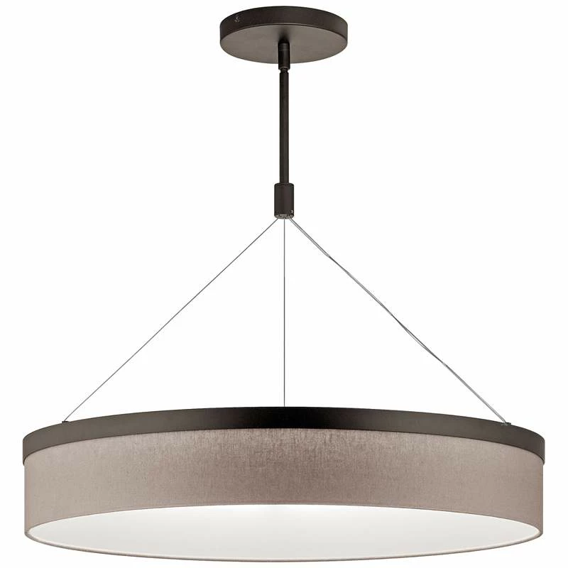 Kichler Mercel 26 1/2" Wide Olde Bronze LED Pendant Light 4 Kichler Mercel 26 1/2" Wide Olde Bronze LED Pendant Light - Image 2