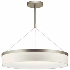 Kichler Mercel 26 1/2" Wide Satin Nickel LED Pendant Light 6 Kichler Mercel 26 1/2" Wide Satin Nickel LED Pendant Light -Outlet The Radiantix Store kichler mercel 26 and one half inch wide satin nickel led pendant light 76m30